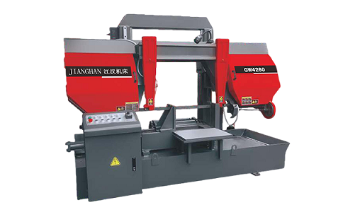 南沙龙门带锯床运行中途停止切割产生的原因是什么？